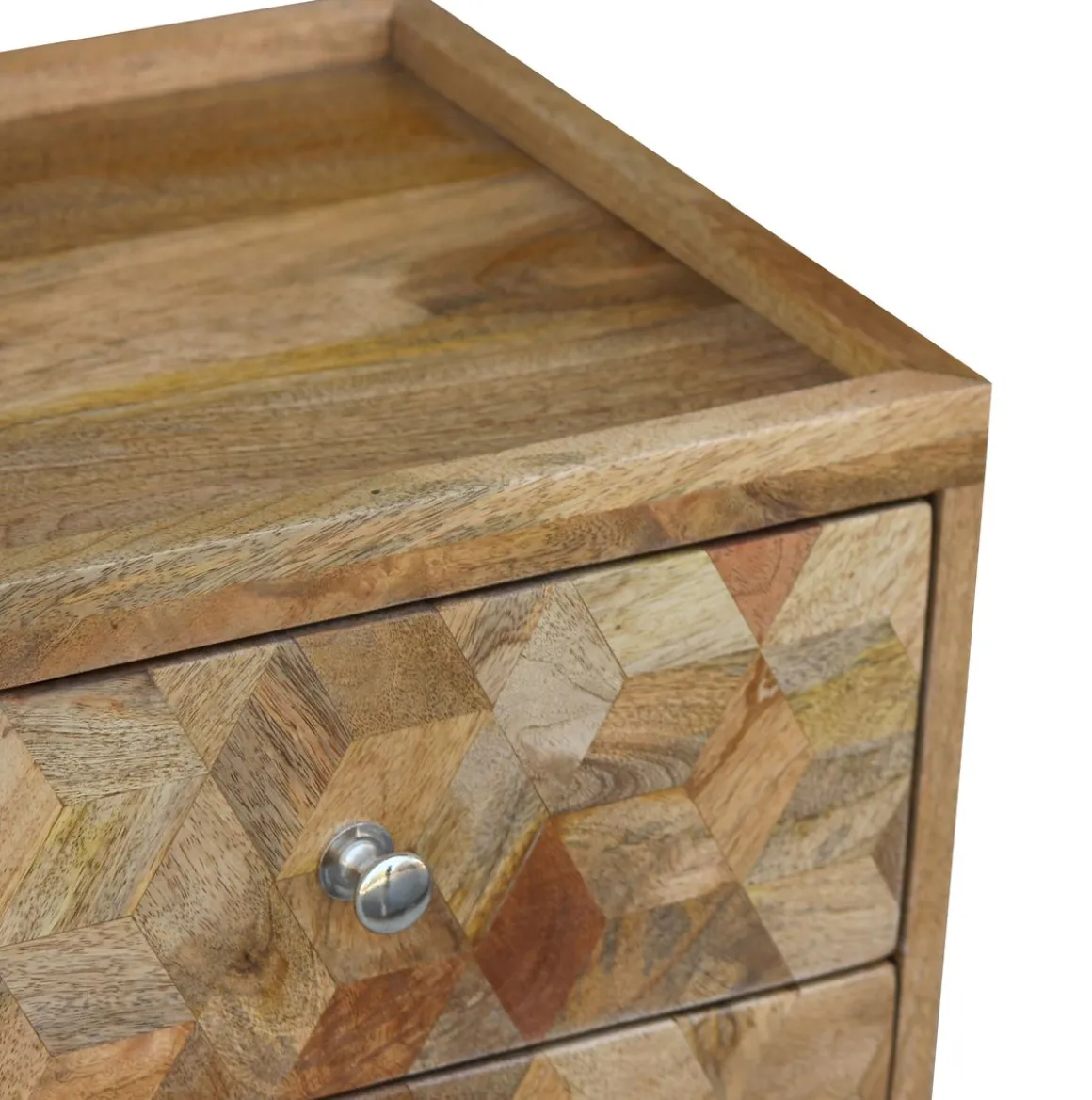 Nachttisch Holz LEVA 2 Schubladen