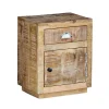 Nachttisch Holz Vintage SHEERAN 40 x 50 cm