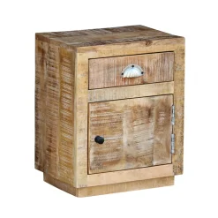 Nachttisch Holz Vintage SHEERAN 40 x 50 cm