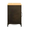 Nachttisch Industrial FORGE 39 x 51 cm schwarz/braun