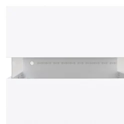 Nachttisch LED BONO mit 3 Schubladen weiss