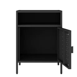 Nachttisch Metall AMET 40 x 55 cm schwarz