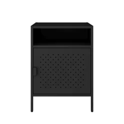 Nachttisch Metall AMET 40 x 55 cm schwarz