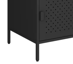 Nachttisch Metall AMET 40 x 55 cm schwarz