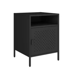 Nachttisch Metall AMET 40 x 55 cm schwarz