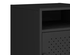 Nachttisch Metall AMET 40 x 55 cm schwarz