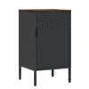 Nachttisch Metall AMET 40 x 76 cm schwarz