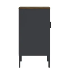 Nachttisch Metall AMET 40 x 76 cm schwarz