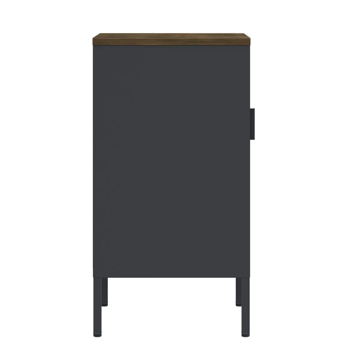 Nachttisch Metall AMET 40 x 76 cm schwarz