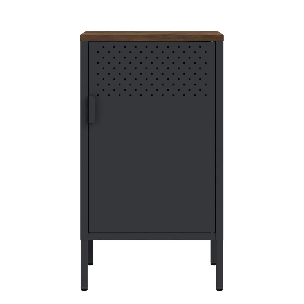 Nachttisch Metall AMET 40 x 76 cm schwarz