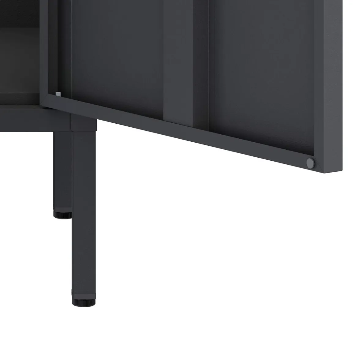 Nachttisch Metall AMET 40 x 76 cm schwarz