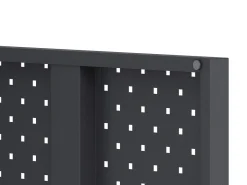 Nachttisch Metall AMET 40 x 76 cm schwarz