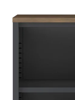 Nachttisch Metall AMET 40 x 76 cm schwarz