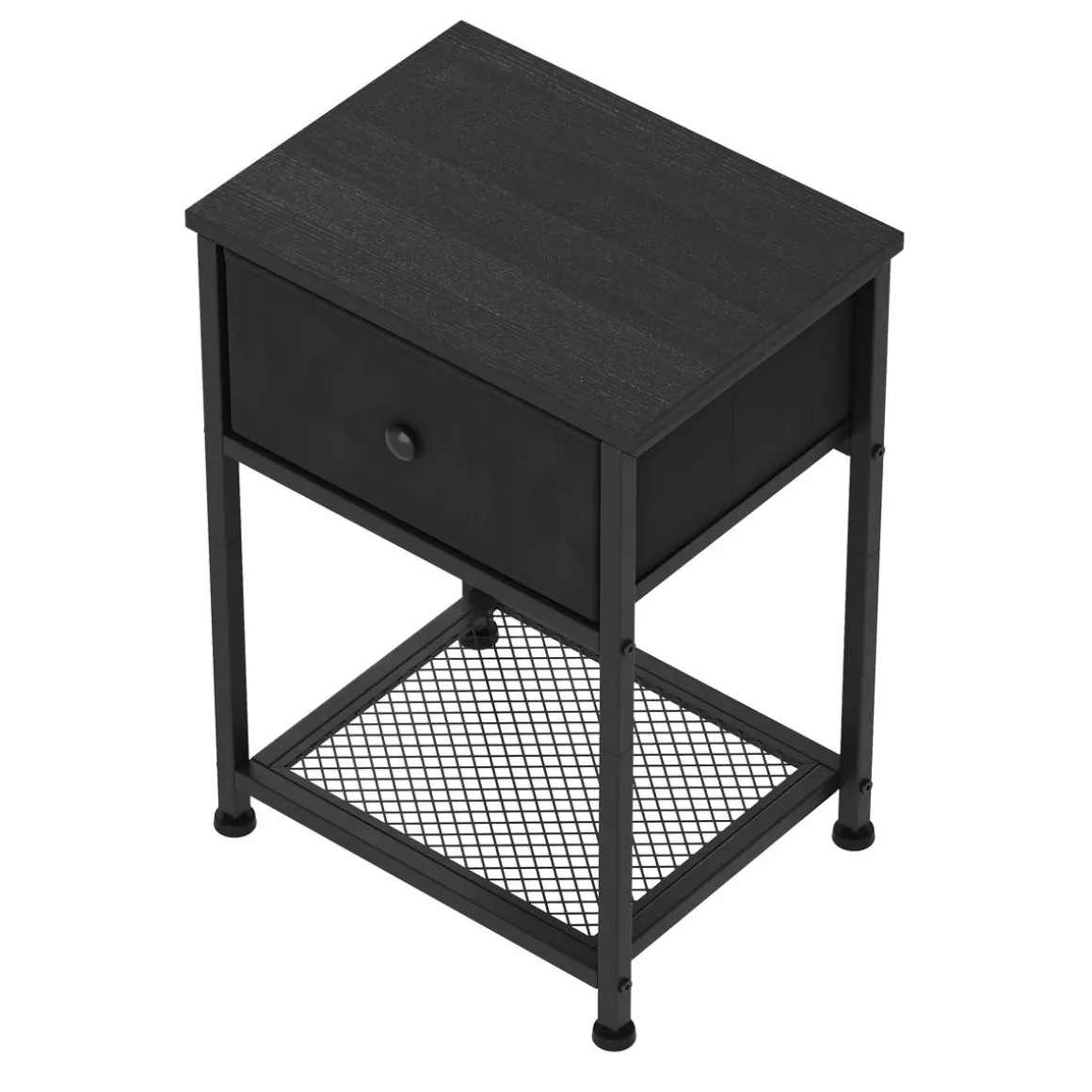 Nachttisch Metall ARCHIE 39 x 55 cm 2er Set schwarz