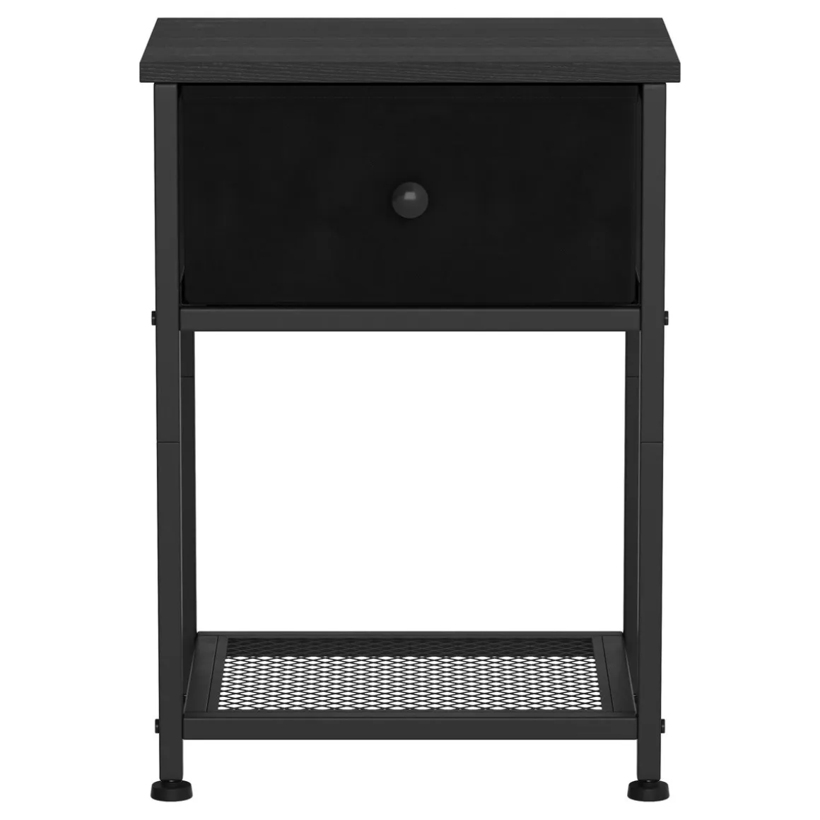 Nachttisch Metall ARCHIE 39 x 55 cm 2er Set schwarz