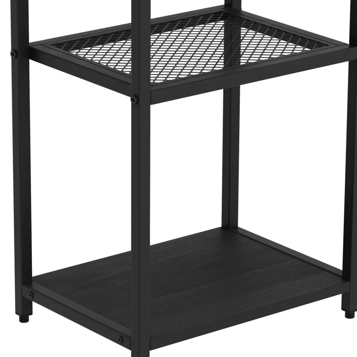 Nachttisch Metall STAN 39 x 59 cm schwarz
