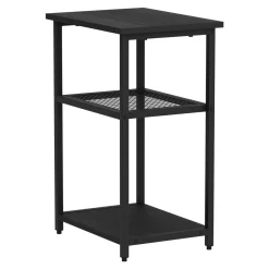 Nachttisch Metall STAN 39 x 59 cm schwarz