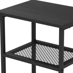Nachttisch Metall STAN 39 x 59 cm schwarz