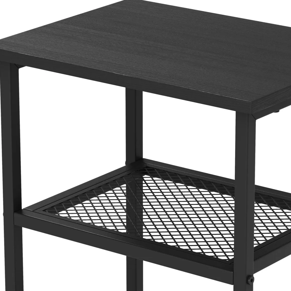 Nachttisch Metall STAN 39 x 59 cm schwarz