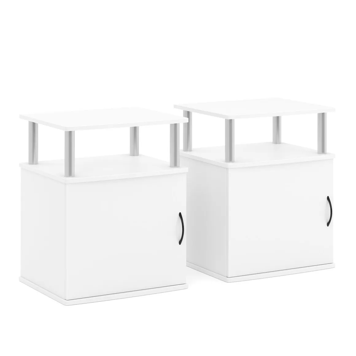 Nachttisch MODO 48 x 61 cm 2er Set weiss
