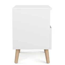Nachttisch NORDIC 40 x 50 cm 2er Set weiss