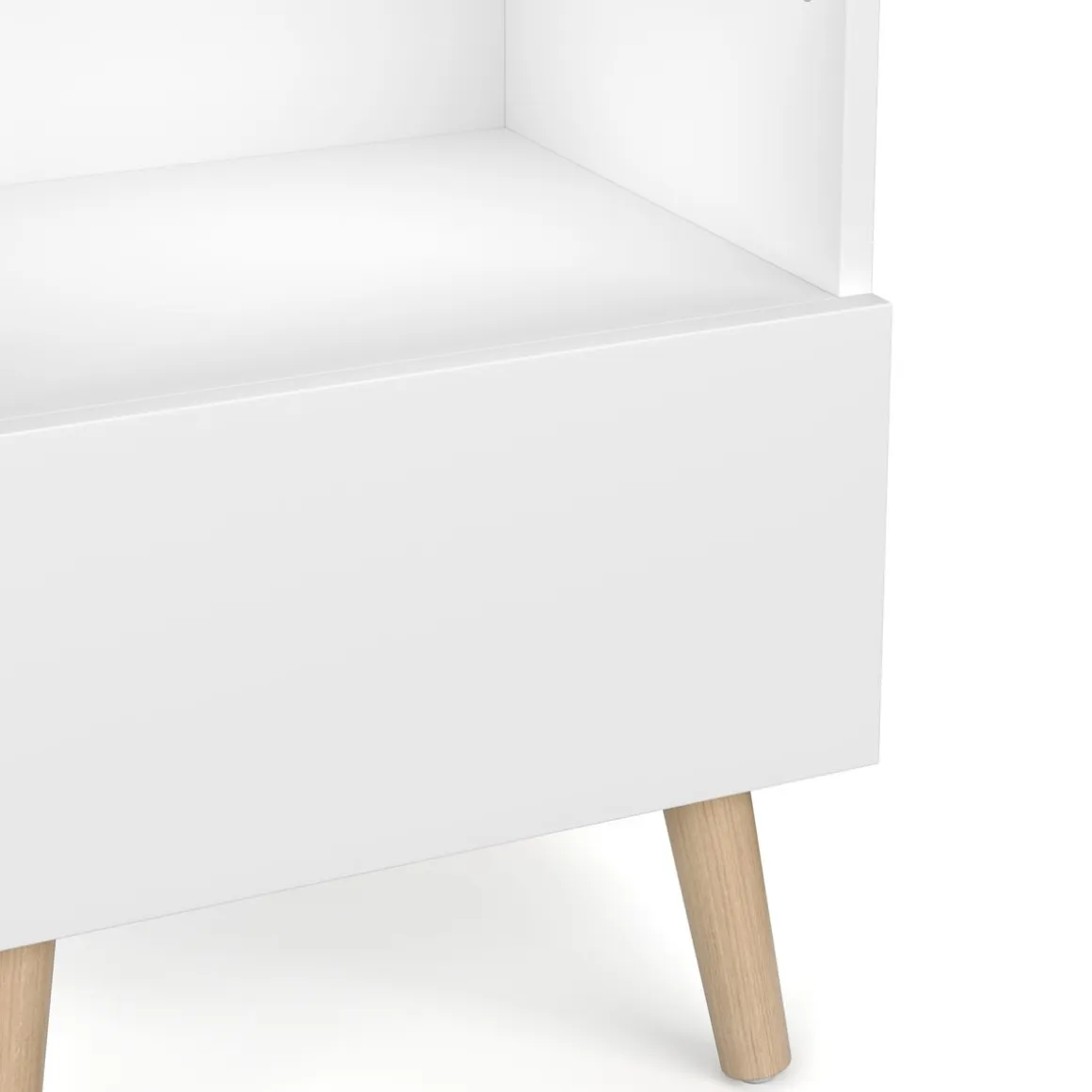 Nachttisch NORDIC 40 x 50 cm 2er Set weiss