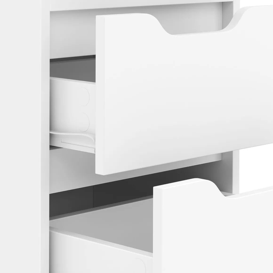 Nachttisch SENA 38 x 67 cm weiss