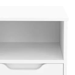 Nachttisch SENA 38 x 67 cm weiss