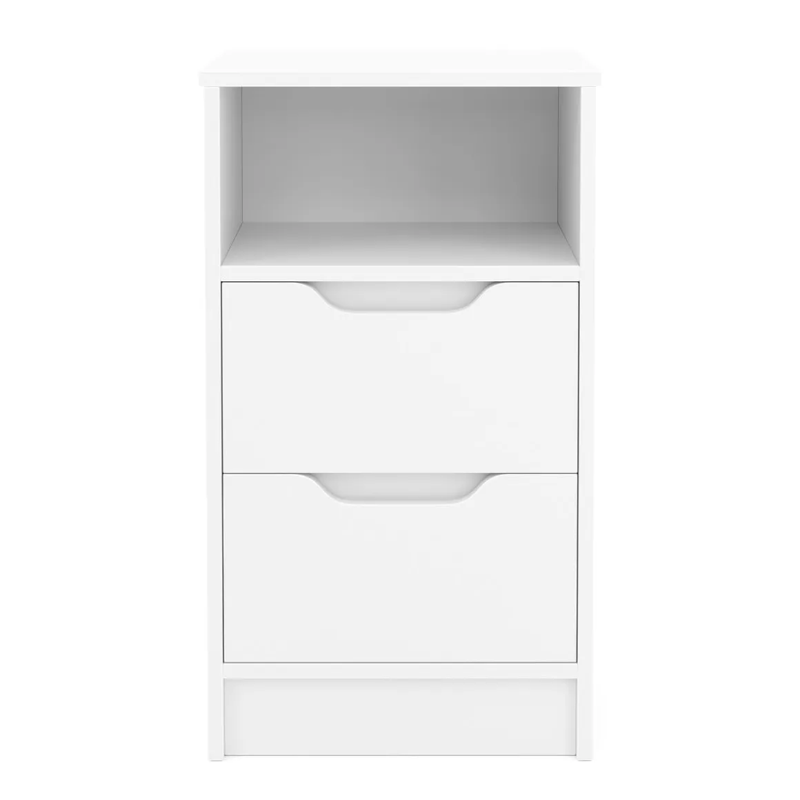 Nachttisch SENA 38 x 67 cm weiss