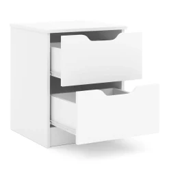 Nachttisch SENA 40 x 50 cm weiss
