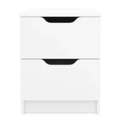 Nachttisch SENA 40 x 50 cm weiss