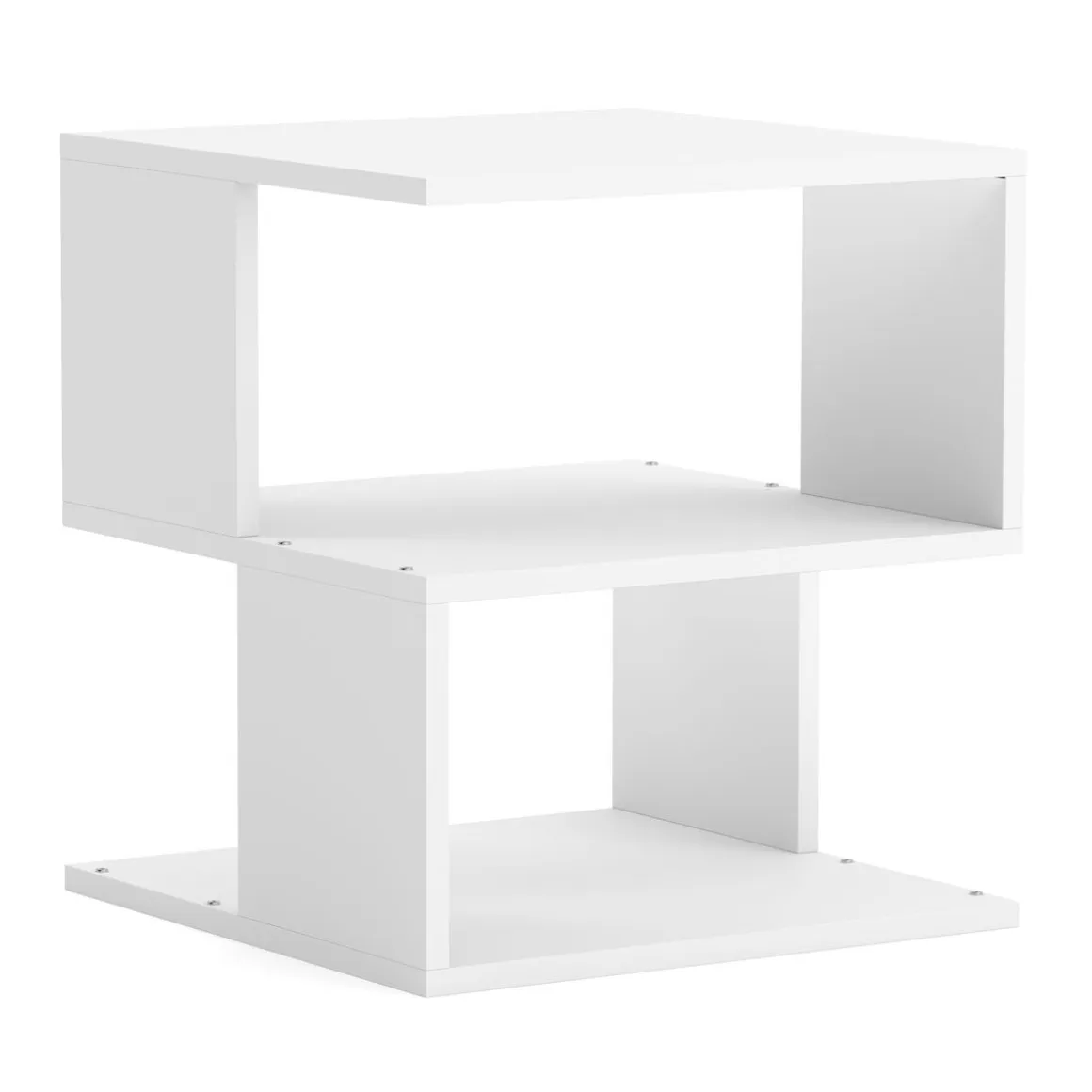 Nachttisch SOVIE 40 x 45 cm 2er Set weiss