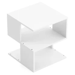 Nachttisch SOVIE 40 x 45 cm 2er Set weiss