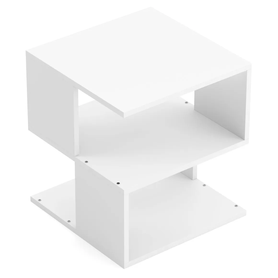 Nachttisch SOVIE 40 x 45 cm 2er Set weiss