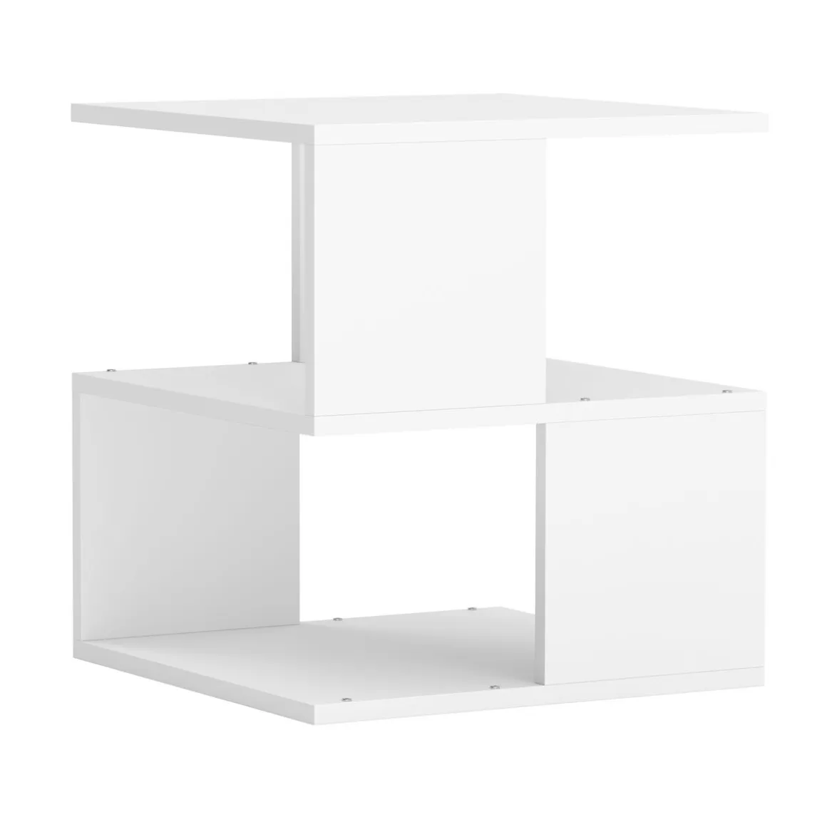 Nachttisch SOVIE 40 x 45 cm 2er Set weiss