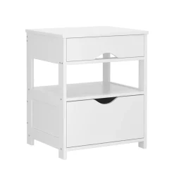 Nachttisch SUZI 45 x 55 cm weiss