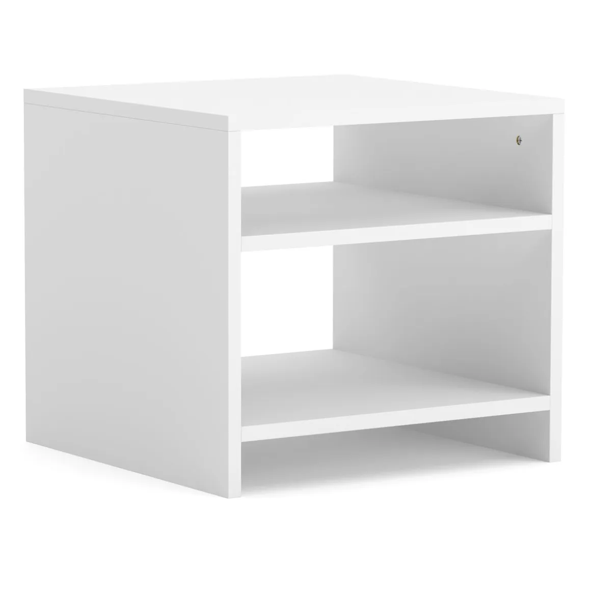 Nachttisch VELIE 40 x 40 cm weiss