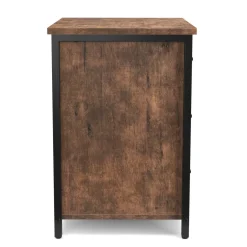 Nachttisch Vintage BONITA 40 x 60 cm mit 3 Schubladen
