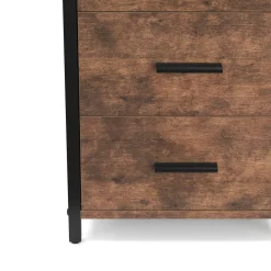 Nachttisch Vintage BONITA 40 x 60 cm mit 3 Schubladen