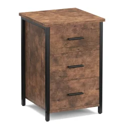 Nachttisch Vintage BONITA 40 x 60 cm mit 3 Schubladen
