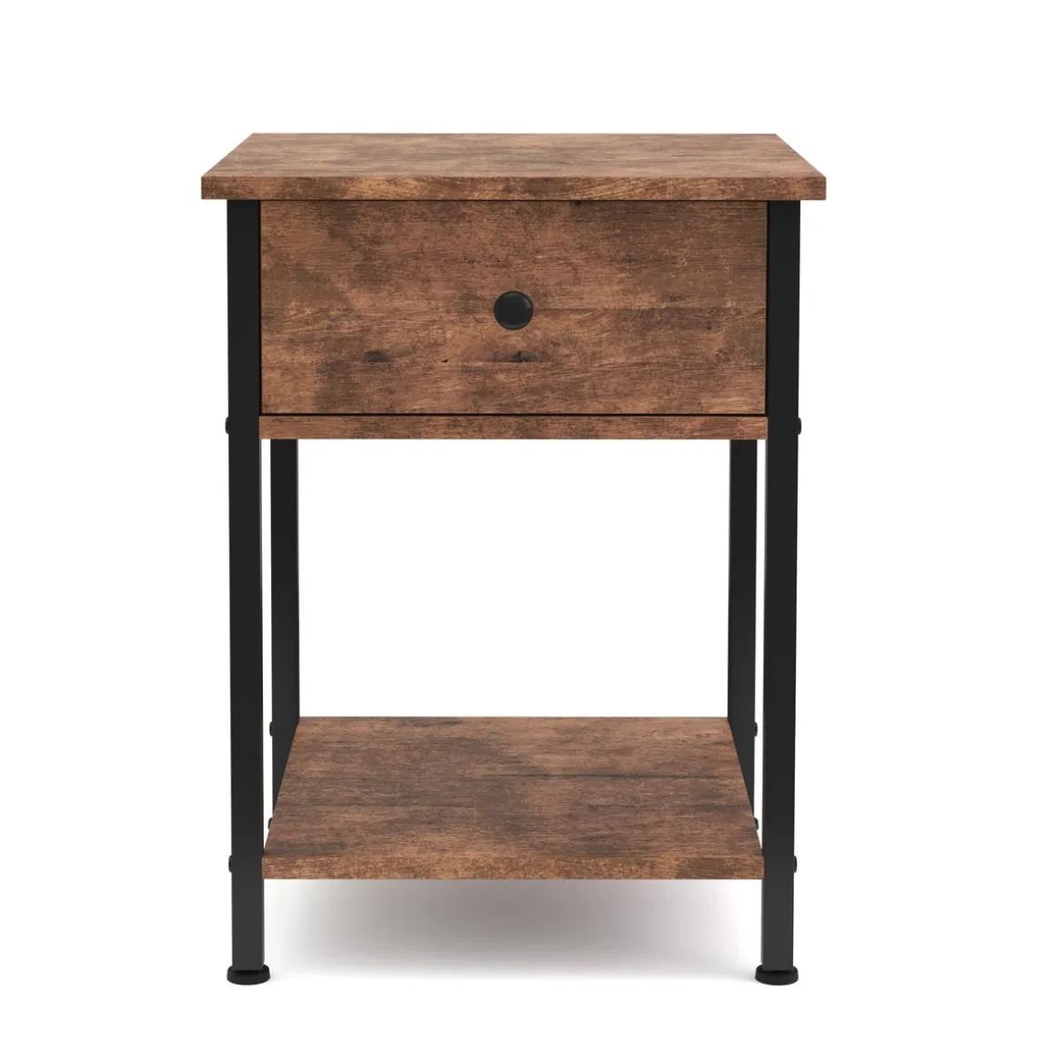 Nachttisch Vintage BONITA 40 x 55 cm mit 1 Schublade