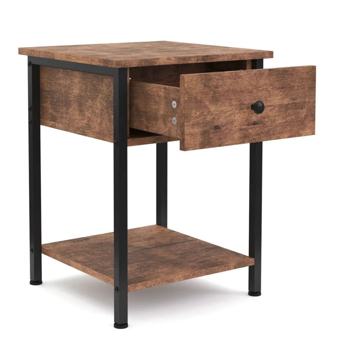 Nachttisch Vintage BONITA 40 x 55 cm mit 1 Schublade