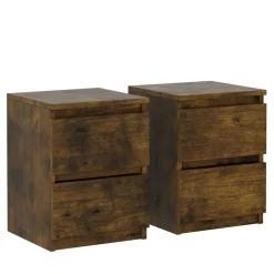 Nachttisch Vintage CARL 30 x 40 cm 2er Set braun