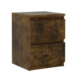 Nachttisch Vintage CARL 30 x 40 cm 2er Set braun