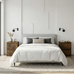 Nachttisch Vintage CARL 30 x 40 cm 2er Set braun