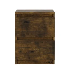 Nachttisch Vintage CARL 30 x 40 cm 2er Set braun