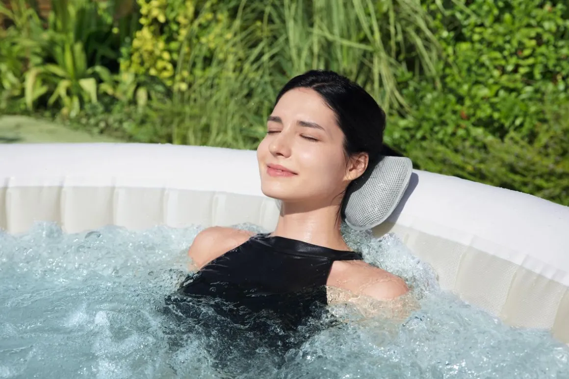 Nackenkissen Textil für Lay-Z-Spa Whirlpool 2er Set