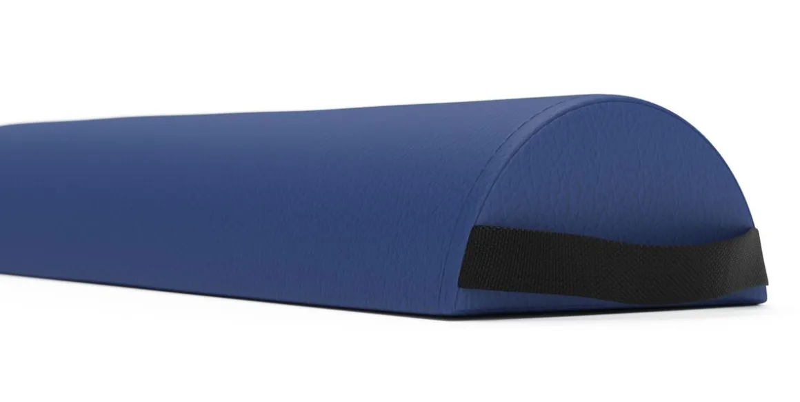 Nackenrolle halbrund 66 cm blau