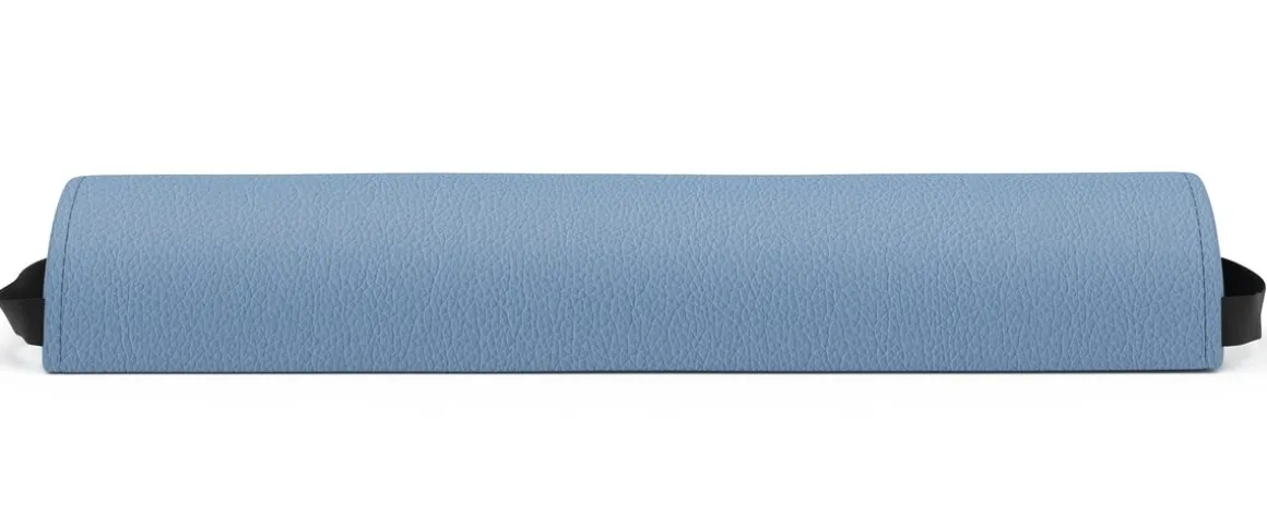 Nackenrolle halbrund 66 cm hellblau