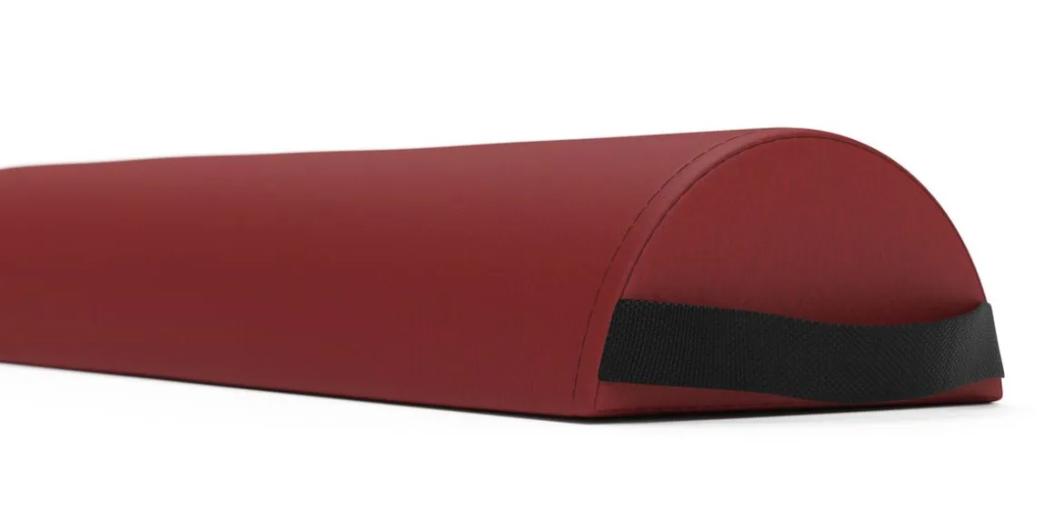 Nackenrolle halbrund 66 cm rot